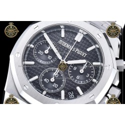 Royal Oak Chronograph SS/SS Black/Stk ZF SH4401
