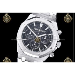 Royal Oak Chronograph SS/SS Black/Stk ZF SH4401