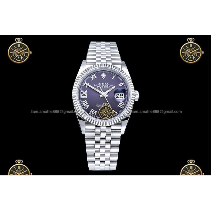 Datejust 36MM 126234 904L SS/FLT/Jub Purple/Rmn VSF VS3235