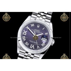 Datejust 36MM 126234 904L SS/FLT/Jub Purple/Rmn VSF VS3235