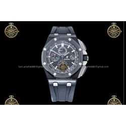 Royal Oak Chronograph CER/RUB Black/Stk JJF A7750