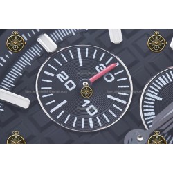 Royal Oak Chronograph CER/RUB Black/Stk JJF A7750