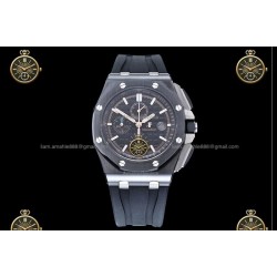Royal Oak Chronograph CER/RUB Black/Stk JJF A7750