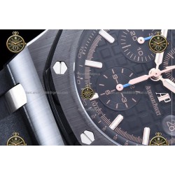 Royal Oak Chronograph CER/RUB Black/Stk JJF A7750