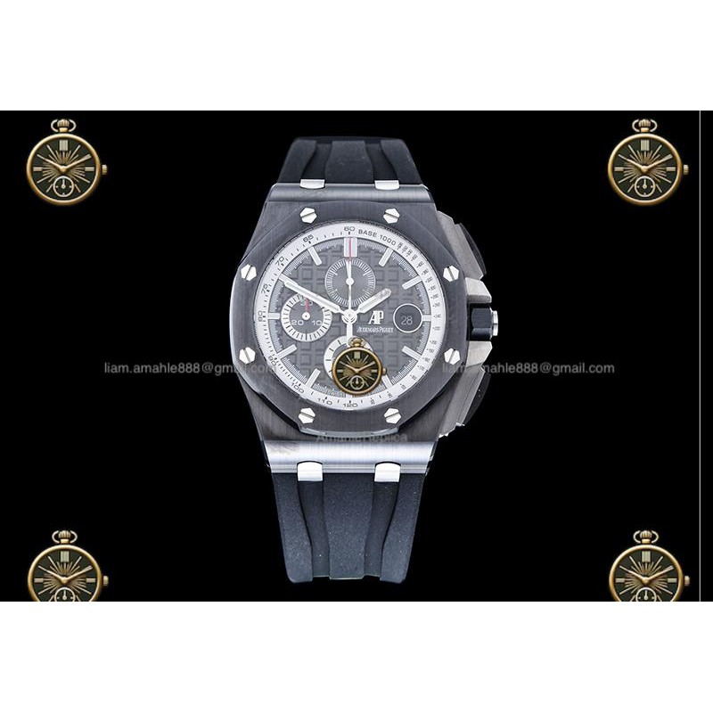 Royal Oak Chronograph CER/RUB Grey/Stk JJF A7750