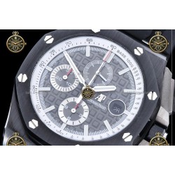 Royal Oak Chronograph CER/RUB Grey/Stk JJF A7750
