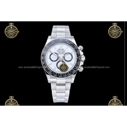 Daytona 40MM 126500 904L SS/CER/SS White RWF JH4131