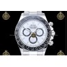 Daytona 40MM 126500 904L SS/CER/SS White RWF JH4131