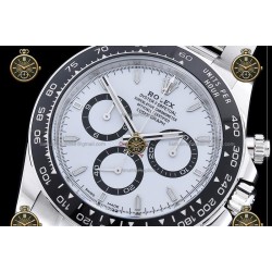 Daytona 40MM 126500 904L SS/CER/SS White RWF JH4131