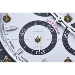 Daytona 40MM 126500 904L SS/CER/SS White RWF JH4131