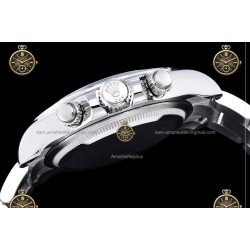 Daytona 40MM 126500 904L SS/CER/SS White RWF JH4131