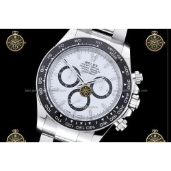 Daytona 40MM 126500 904L SS/CER/SS White RWF JH4131