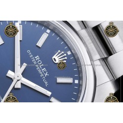 Oyster Perpetual 39.5MM 124300 904L SS/OYS Blue/Stk CLEAN PLUS DD3230
