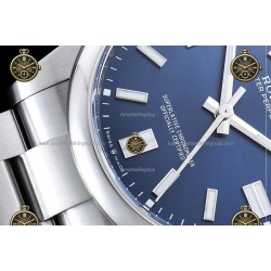 Oyster Perpetual 39.5MM 124300 904L SS/OYS Blue/Stk CLEAN PLUS DD3230