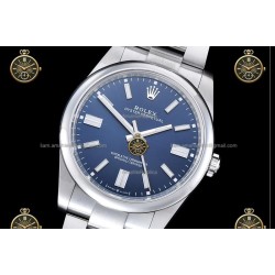 Oyster Perpetual 39.5MM 124300 904L SS/OYS Blue/Stk CLEAN PLUS DD3230