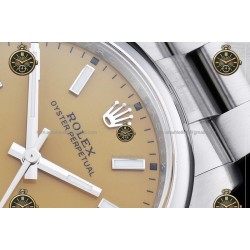 Oyster Perpetual 41MM 124300 904L SS/OYS Yellow/Stk Clean Plus DD3230