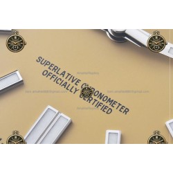 Oyster Perpetual 41MM 124300 904L SS/OYS Yellow/Stk Clean Plus DD3230