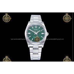 Oyster Perpetual 39.5MM 126000 904L SS/OYS Green/Stk CLEAN PLUS DD3230