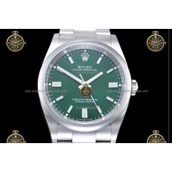 Oyster Perpetual 39.5MM 126000 904L SS/OYS Green/Stk CLEAN PLUS DD3230
