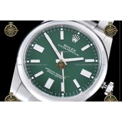 Oyster Perpetual 39.5MM 126000 904L SS/OYS Green/Stk CLEAN PLUS DD3230