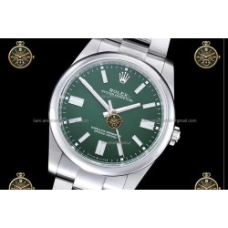 Oyster Perpetual 39.5MM 126000 904L SS/OYS Green/Stk CLEAN PLUS DD3230
