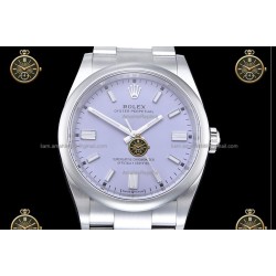 Oyster Perpetual 39.5MM 126000 904L SS/OYS Purple/Stk CLEAN PLUS DD3230