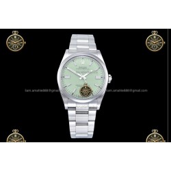 Oyster Perpetual 39.5MM 126000 904L SS/OYS P.Green/Stk CLEAN PLUS DD3230