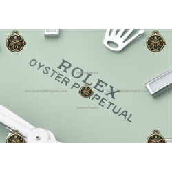 Oyster Perpetual 39.5MM 126000 904L SS/OYS P.Green/Stk CLEAN PLUS DD3230