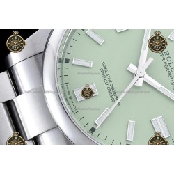 Oyster Perpetual 39.5MM 126000 904L SS/OYS P.Green/Stk CLEAN PLUS DD3230