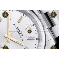Oyster Perpetual 39.5MM 126000 904L SS/OYS Silver/Stk CLEAN PLUS DD3230