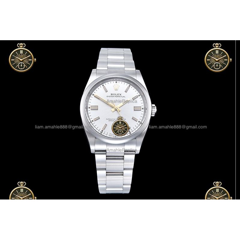 Oyster Perpetual 39.5MM 126000 904L SS/OYS Silver/Stk CLEAN PLUS DD3230
