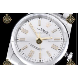 Oyster Perpetual 39.5MM 126000 904L SS/OYS Silver/Stk CLEAN PLUS DD3230