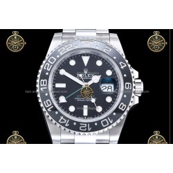 GMT-Master II 40MM 126710GRNR 904L SS/CER/OYS Black/Dot RICH JH3285-FS
