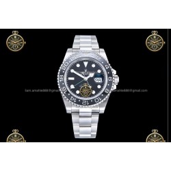 GMT-Master II 40MM 126710GRNR 904L SS/CER/OYS Black/Dot RICH JH3285-FS