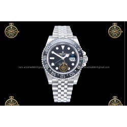 GMT-Master II 40MM 126710GRNR 904L SS/CER/Jub Black/Dot RICH JH3285-FS