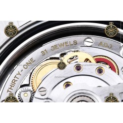 GMT-Master II 40MM 126710GRNR 904L SS/CER/OYS Black/Dot RICH JH3285