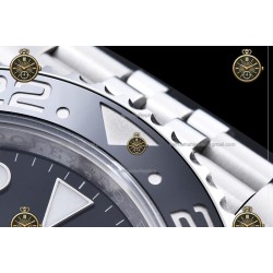 GMT-Master II 40MM 126710GRNR 904L SS/CER/Jub Black/Dot RICH JH3285