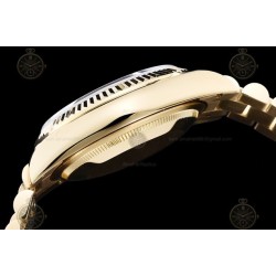 Day-Date 36mm Wtd 904L YG/YG/Flt/Pres Gold/B.Dia QF VR3255