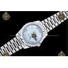 Day-Date 40MM 904L Wtd SS/FLT/PRES Ice Blue/Roman/Stk RGF VR3255