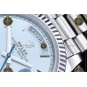 Day-Date 40MM 904L Wtd SS/FLT/PRES Ice Blue/Roman/Stk RGF VR3255