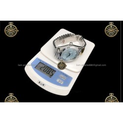 Day-Date 40MM 904L Wtd SS/FLT/PRES Ice Blue/Roman/Stk RGF VR3255