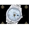 Day-Date 40MM 904L Wtd SS/FLT/PRES Ice Blue/Roman/Stk RGF VR3255