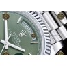 Day-Date 40MM 904L Wtd SS/FLT/PRES Green/Roman/Stk RGF VR3255