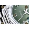Day-Date 40MM 904L Wtd SS/FLT/PRES Green/Roman/Stk RGF VR3255