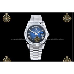 Day-Date 40MM 904L Wtd SS/FLT/PRES O.Blue/Roman/Stk RGF VR3255