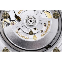 Day-Date 40MM 904L Wtd SS/FLT/PRES Black/Dia RGF VR3255