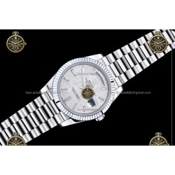 Day-Date 40MM 904L Wtd SS/FLT/PRES Meteorite/Dia RGF VR3255