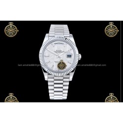 Day-Date 40MM 904L Wtd SS/FLT/PRES Meteorite/Dia RGF VR3255