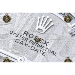 Day-Date 40MM 904L Wtd SS/FLT/PRES Meteorite/Dia RGF VR3255
