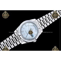Day-Date 40MM 904L Wtd SS/FLT/PRES Ice Blue/Dia RGF VR3255